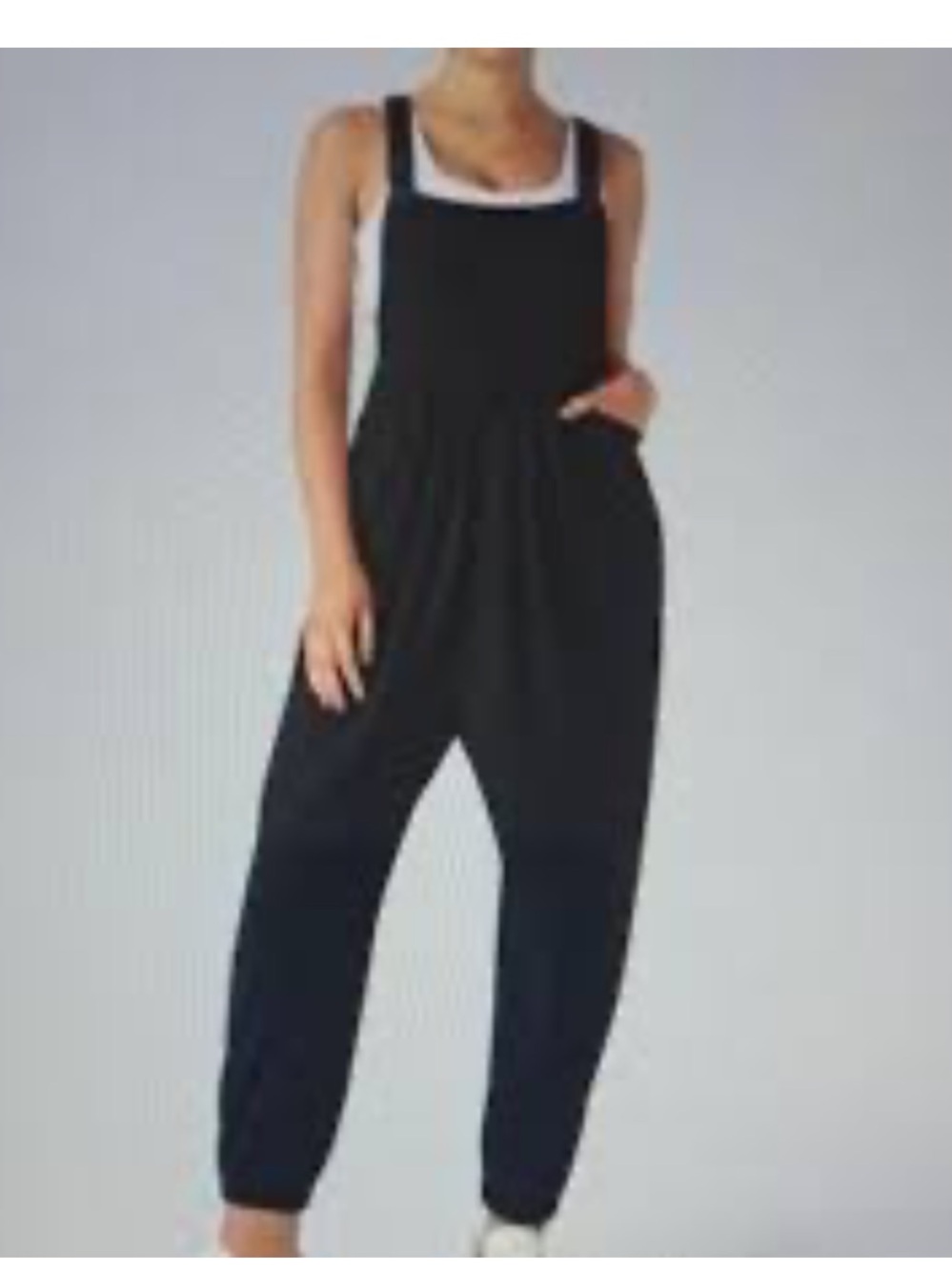 Pact Jumpsuit Women's Alice Overalls Black Women’s Size Small 100% Cotton